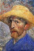 Vincent Van Gogh, Self-Portrait in a Straw Hat